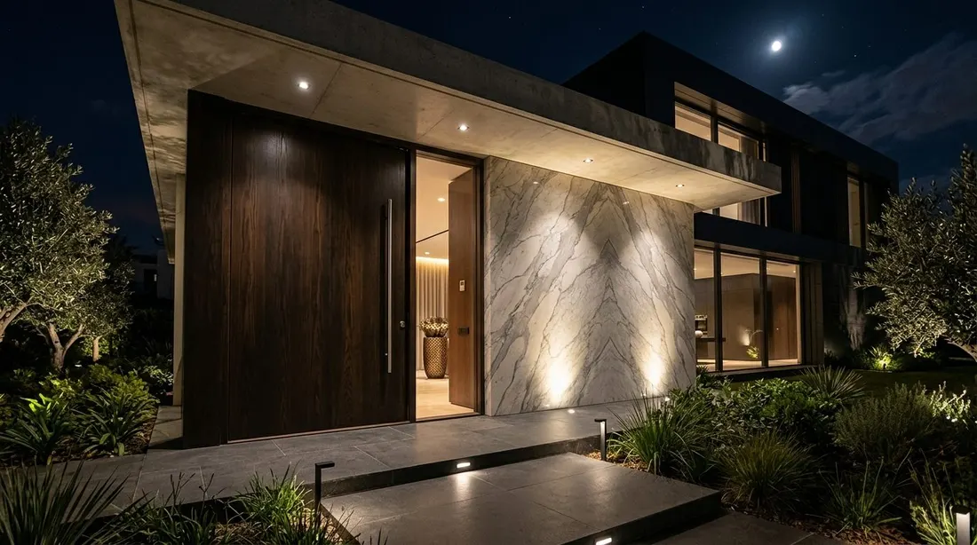 Ingresso villa moderno